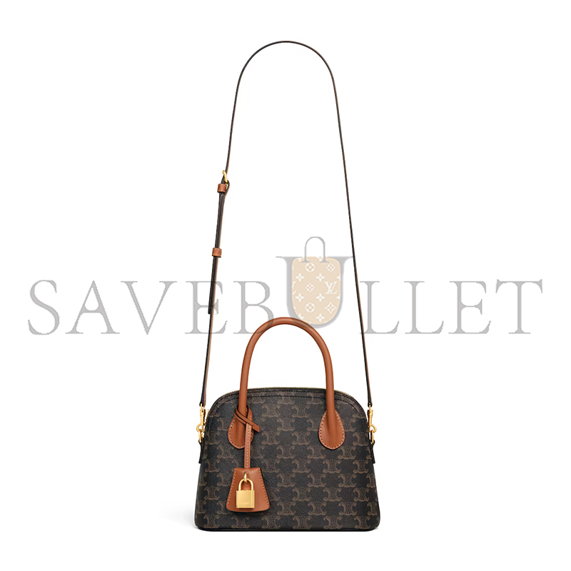 CELINE TEEN HONORINE BAG IN TRIOMPHE CANVAS AND CALFSKIN 120682DNK.04LU (22.5*17*10cm) CELINE TEEN HONORINE BAG IN TRIOMPHE CANVAS AND CALFSKIN 120682DNK.04LU (22.5*17*10cm)